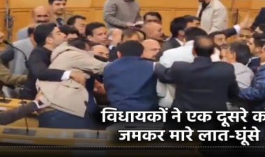 BIG NEWS : आर्टिकल 370 को लेकर हंगामा, सदन में हाथापाई, विधायकों ने एक-दूसरे पर बरसाएं लात-घूंसे, किसने कहां- कांग्रेस के हाथ पाकिस्तान के साथ, पढ़े खबर