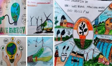 NEWS : राष्ट्रीय ऊर्जा संरक्षण दिवस, नीमच के जाजू कन्या कॉलेज में विभिन्न प्रतियोगिताएं संपन्न, छात्राओं ने पोस्टर पर उकेरे चित्र, दिया ये संदेश, पढ़े खबर