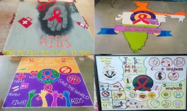 NEWS : नीमच के जाजू कॉलेज में जागरूकता पखवाड़े का समापन, छात्राओं ने बनाई रांगोली, इन्होंने प्रथम स्थान किया प्राप्त, पढ़े खबर