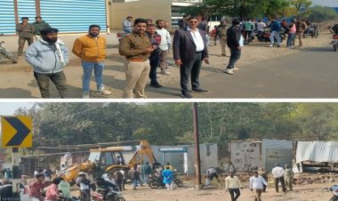 BIG NEWS : सीतामऊ में ऑपरेशन बुल्डोजर, पुलिस, राजस्व और नगर परिषद संयुक्त कार्यवाही, कई जगहों से हटाया अवैध अतिक्रमण, पढ़े खबर