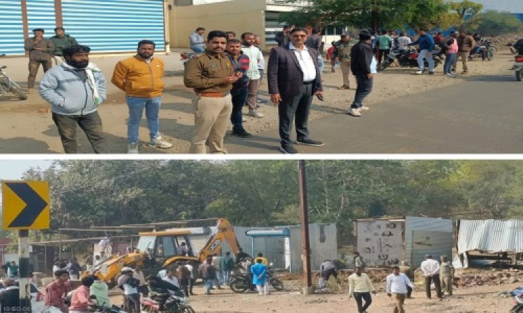 BIG NEWS : सीतामऊ में ऑपरेशन बुल्डोजर, पुलिस, राजस्व और नगर परिषद संयुक्त कार्यवाही, कई जगहों से हटाया अवैध अतिक्रमण, पढ़े खबर