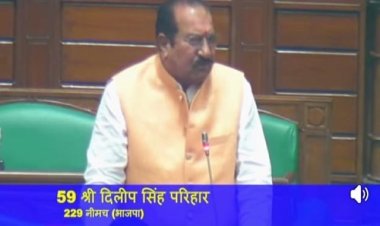 BIG NEWS : विधायक दिलीपसिंह परिहार ने विधानसभा में उठाया ये बड़ा मुद्दा, तो जनता ने सोशल मीडिया पर दिया धन्यवाद, चौपाल से भोपाल तक कुछ यूं छा गए बापू...! पढ़े खबर