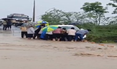 OMG ! उफनती नदी पार करते समय बंद हुई कार, अंदर बैठे लोगों को सुरक्षित निकाला बाहर, बड़े हादसे से पहले ग्रामीण बने फरिश्ते, पढ़े खबर