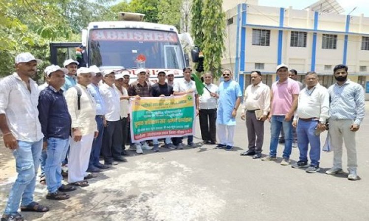 NEWS : उद्यानिकी किसानों का दल नीमच से हुआ रवाना, अब राज्य के बाहर करेंगे भ्रमण, जिला पंचायत अध्यक्ष ने वाहन को दिखाई हरी झण्डी, पढ़े खबर