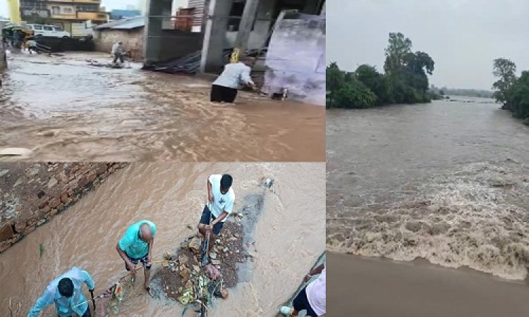 BIG NEWS : नीमच जिले में मूसलाधार बारिश, रतनगढ़ में गुंजाली नदी उफान पर, तो यहां घरों में घुसा पानी, नगर परिषद की टीम मौके पर, पढ़े खबर