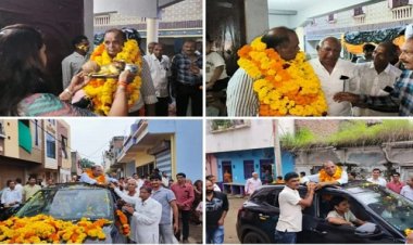 NEWS : 28 सालों तक दी अपनी सेवाएं, अब सेवानिवृत्त हुए सुदर्शन पाटीदार, ग्रामीणों ने किया जोरदार स्वागत, शिक्षा के साथ बच्चों को कुछ यूं दिए संस्कार, पढ़े खबर