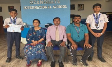 NEWS : उज्जैन में ट्रायथलॉन प्रतियोगिता संपन्न, ज्ञानोदय इंटरनेशनल के छात्रों ने मारी बाजी, इन प्रतियोगिताओं में सिल्वर और ब्रांज मैडल किए हासिल, पढ़े खबर