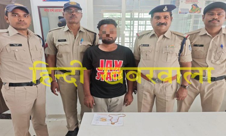 BIG NEWS : चलती ट्रेन में करता चोरी, फिर हो जाता हवा-हवा, सूचना के बाद हरकत में आई नीमच GRP थाना पुलिस, अब शातिर चोर विकास शर्मा चढ़ा हत्थे, सोने के दो मंगलसूत्र भी जप्त, पढ़े खबर