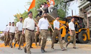 NEWS : गुडभेली गांव में राष्ट्रीय स्वयंसेवक संघ का अनुशासित पथ संचलन, पुष्पवर्षा कर ग्रामीणों ने किया भव्य स्वागत, पढ़े खबर