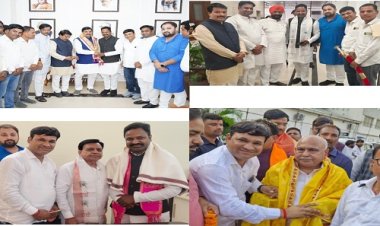 BIG NEWS : सीएम डॉ. मोहन यादव से पिछड़ा मोर्चा के प्रदेश अध्यक्ष ने की मुलाकात, नई जिम्मेदारी के लिए मिली शुभकामनाएं, पवन पाटीदार ने इन वरिष्ठ नेताओं से भी की भेंट, पढ़े खबर