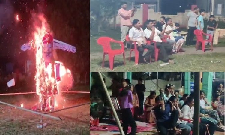 BIG NEWS : नीमच की इस कॉलोनी में धूमधाम से मनाया दशहरा उत्सव, रहवासियों ने किया रावण का दहन, दिया ये बड़ा संदेश, पढ़े खबर