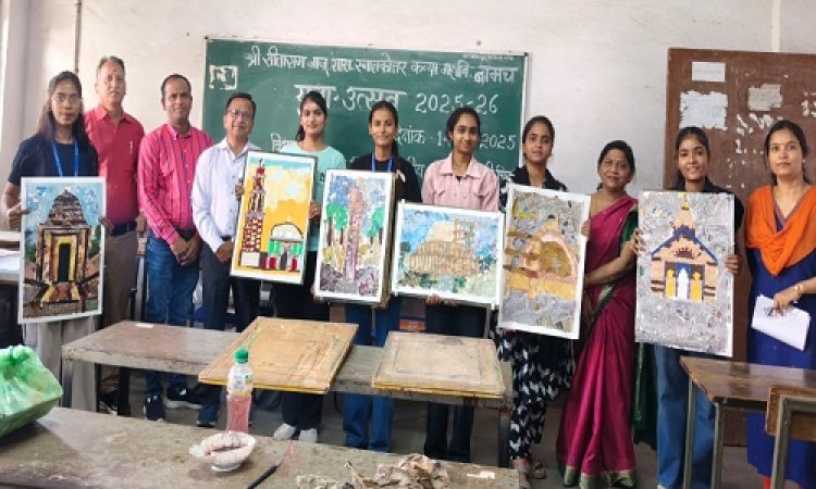 NEWS : नीमच के जाजू कॉलेज में युवा उत्सव की धूम, पोस्टर प्रतियोगिता संपन्न, इन छात्राओं ने मारी बाजी, पढ़े खबर