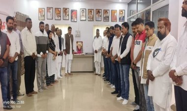 NEWS : चित्तौड़गढ़ जिला कांग्रेस ने मनाई जवाहरलाल नेहरू जयंती, श्रद्धांजलि की अर्पित, विचार गोष्ठी में रखा योगदान का स्मरण, पढ़े खबर