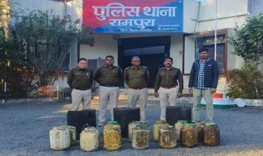 BIG NEWS : रामपुरा के आमलिया गांव में पुलिस की दबिश, 200 लीटर लहान जप्त करने के बाद किया नष्ट, हाथ भट्टी की अवेध शराब के काले कारोबार का भंडाफोड़, पढ़े खबर