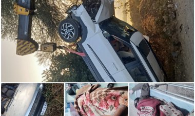 BIG NEWS: महू नीमच हाइवे पर बड़ा हादसा, बरखेड़ा ब्रिज पर भिड़ी XUV ओर कार,पति पत्नी सहित पांच गंभीर घायल,ये राजस्थान के सभी,पढ़े ये खबर