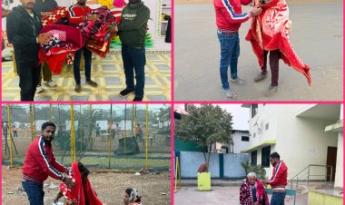 NEWS:जरूरतमंदों को मिला ठंड से सहारा,तो चेहरे पर दिखी खुशी,शहर में इन जगहों पर हुआ कम्बलों का वितरण,पढ़े खबर