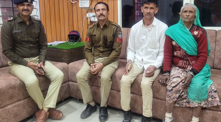 NEWS - मंदसौर पुलिस की सफलता, SIR अभियान मे माँ से मिलाया अपने गुमशुदा बेटा को, 22 साल बाद लौटा घर, पढ़े खबर