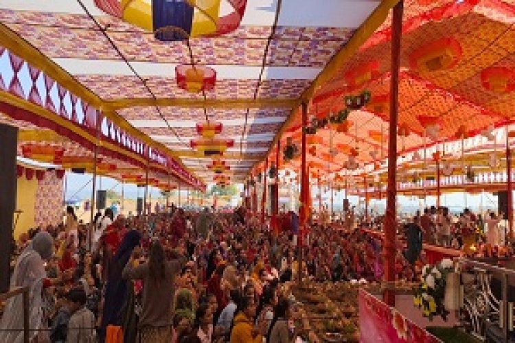 NEWS- मनासा का मातारुंडी गांव, श्रद्धालुऔ ने लिया भागवत कथा में भजनो का आनंद, कथावाचक हरिओम जी बेनेट ने कही बात,पढ़े खबर