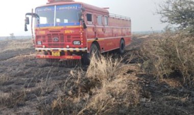 BREAKING NEWS:हांसपुर बीड में भीषण आग, वन विभाग और फायर ब्रिगेड की तत्परता से बड़ा हादसा टला, पढ़े खबर