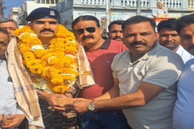 NEWS:देशसेवा की राह पर काचरिया चंद्रावत का आकाश कुमार, सीआरपीएफ प्रशिक्षण पूर्ण कर लौटा घर, बढ़ाया क्षेत्र का मान, हुआ स्वागत, पढ़े खबर