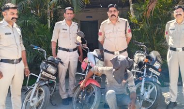 BIG NEWS: मंदसौर जिले की दलौदा पुलिस का ‘ऑपरेशन व्हीकल हंटर’ सफल,रंगे हाथों दबोचा वाहन चोर,की चोरी हुई 3 बाइक बरामद,हुआ यूपी का आरोपी गिरफ्तार,पढ़े खबर