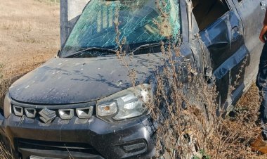 BREAKING NEWS: महू-नीमच हाईवे पर तेज रफ्तार का कहर,ओवरटेक करते समय अनियंत्रित होकर पलटी कार, युवक घायल, बस के CCTV में कैद हुआ पूरा हादसा, पढ़े खबर 