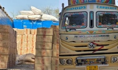 BREAKING NEWS : मक्का के बोरो की आड़ में 70 लाख की शराब तस्करी का भंडाफोड़, नाहरगढ़ पुलिस को मिली बड़ी सफलता,ट्रक में छुपाकर ले जाई जा रही 550 पेटी अवैध अंग्रेजी शराब जब्त, अंतर्राज्यीय गिरोह का पर्दाफाश, पढ़े खबर