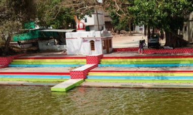 NEWS: रंगों से निखरा जीरन का शिव घाट, जल गंगा अभियान ने बदली तस्वीर, अब बना नगर का सबसे खूबसूरत आकर्षण,पढ़े खबर