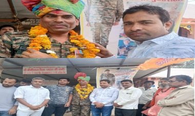 BIG NEWS: 24 साल देश की सरहदों पर डटे रहे वीर, अब गांव में बना जश्न, कदम-कदम पर फूल बरसे, 9 बार साफा बांधकर हुआ ऐसा सम्मान कि हर आंख हुई नम, पढ़े खबर