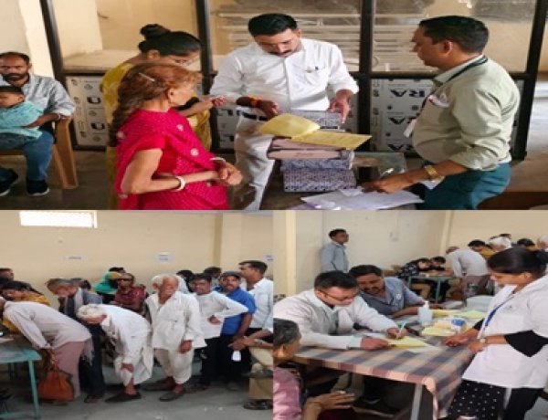 NEWS: धुंधली होती रोशनी को मिला नया सहारा! रेडक्रॉस के विशाल नेत्र शिविर में 200 लोगों की आंखों की जांच, 37 मोतियाबिंद मरीजों की समय रहते हुई पहचान, पढ़े खबर